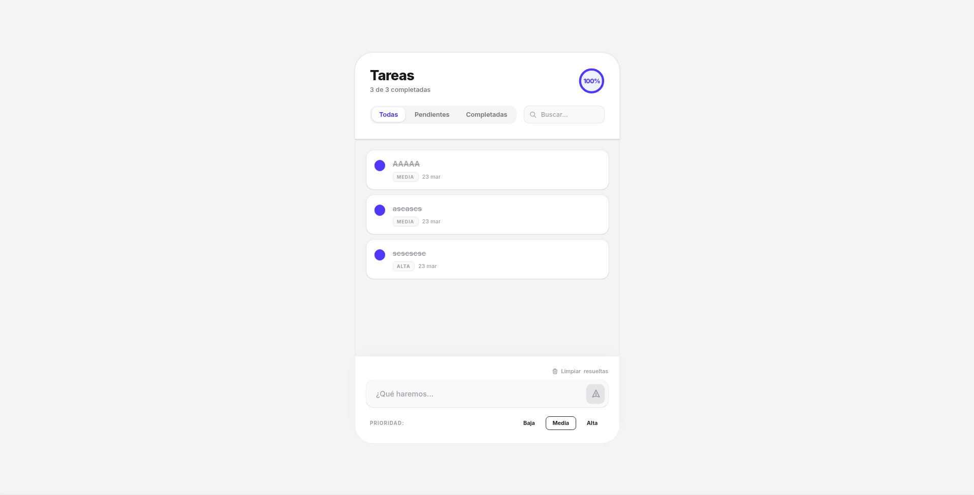 Nix.js Premium TodoApp